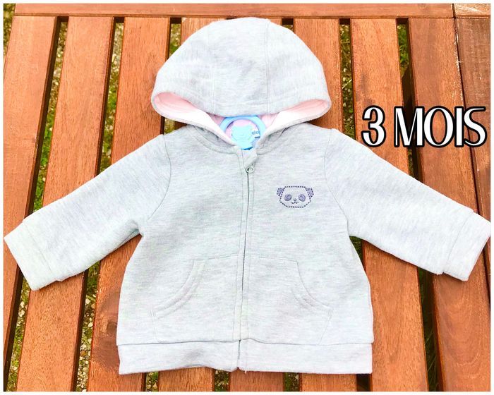 Veste sweat-shirt (3mois) Vertbaudet