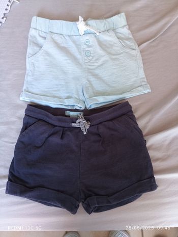 Shorts Obaïbi taille 12 mois