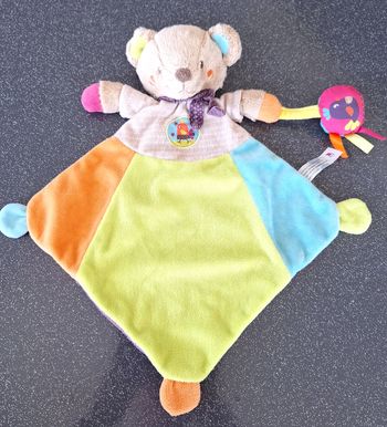 DOUDOU OURS GARY MULTICOLOR - OISEAU / NICOTOY