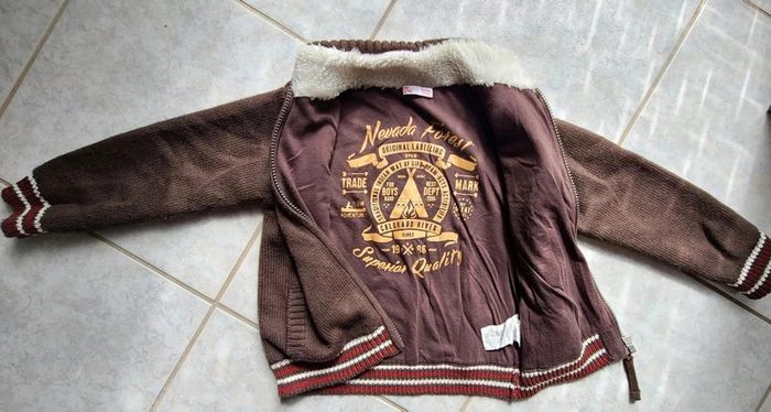 Veste chaude fourrée Du pareil au meme DPAM 4ans - photo numéro 3