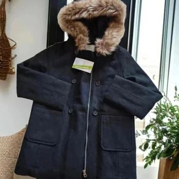Manteau noir 🌹 9 ans 🌹 vertbaudet mixte