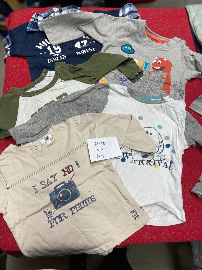 T-shirt 18 mois manches longues