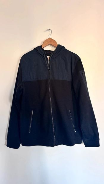💕 veste à capuche bleue marine taille xl 42 #batela