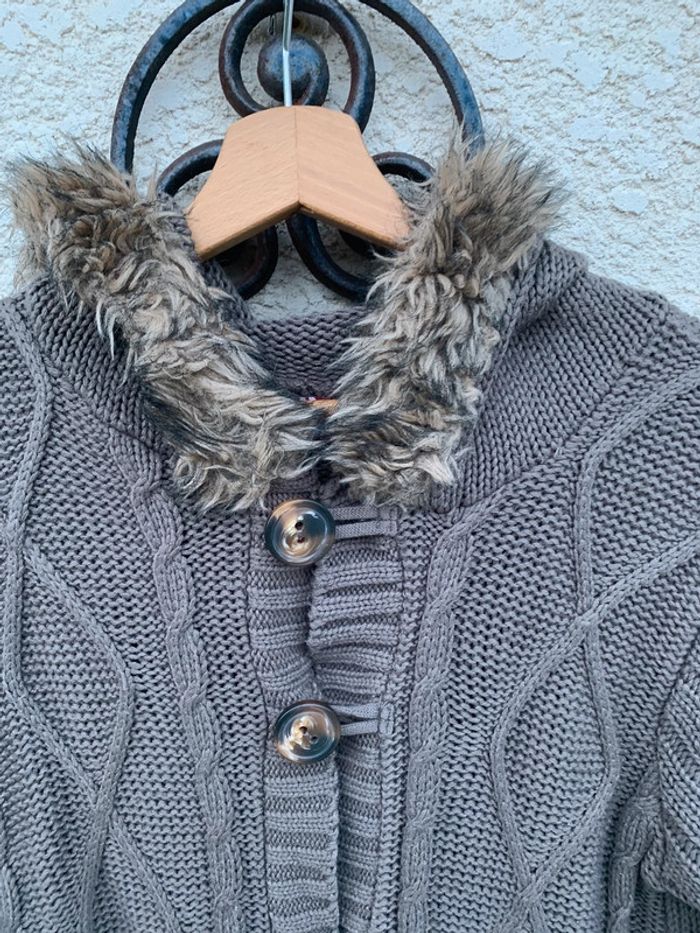 Veste en laine cache cache T42 - photo numéro 2
