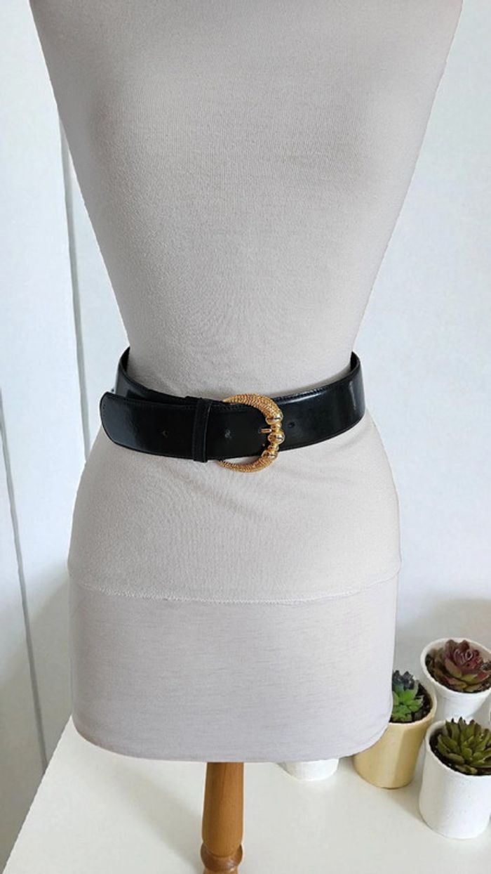 Ceinture chambord noir taille 70 cm