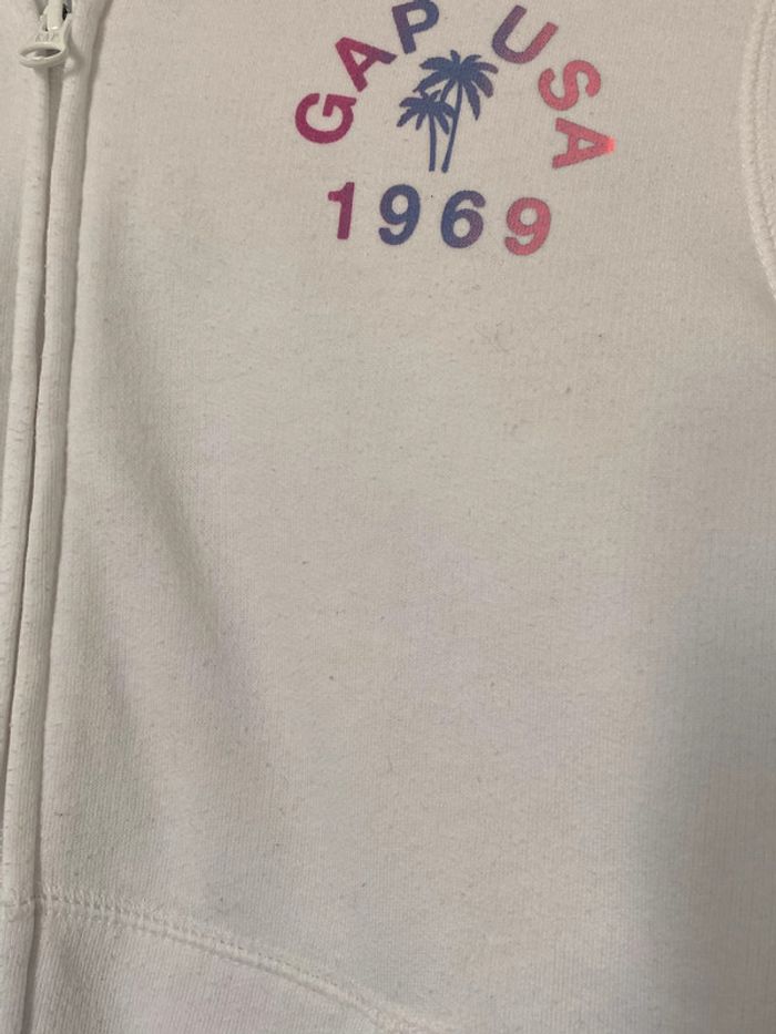 Gilet Gap blanc 13 ans (160cm) - photo numéro 3