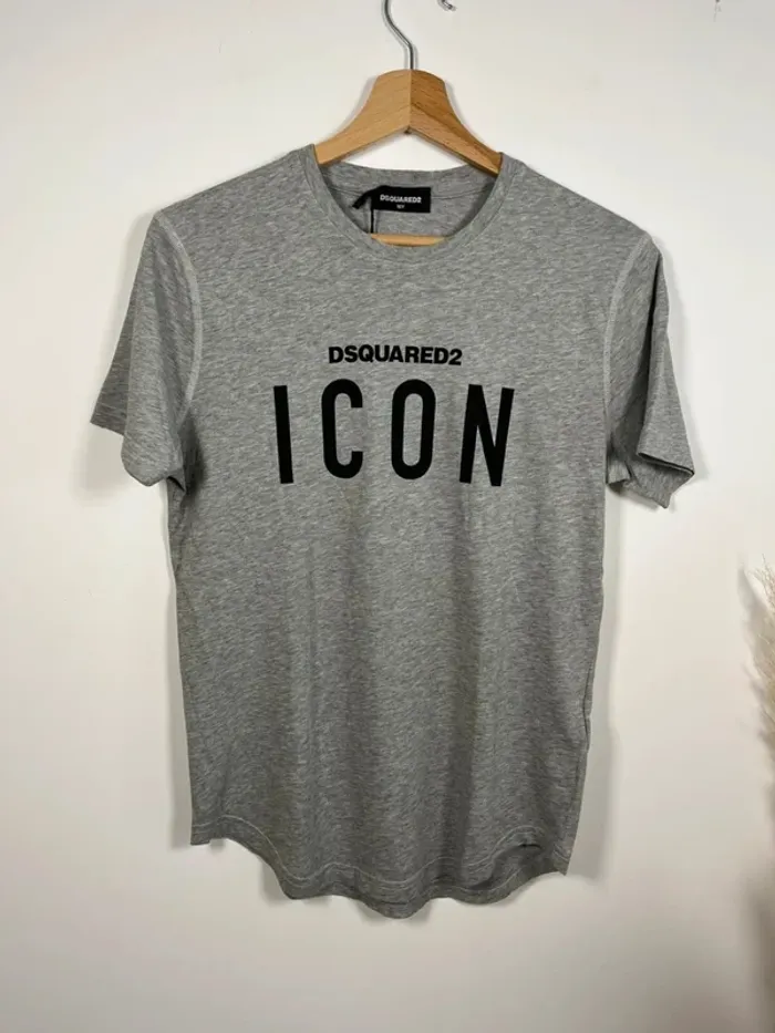 T-shirt gris Dsquared2 Icon neuf
