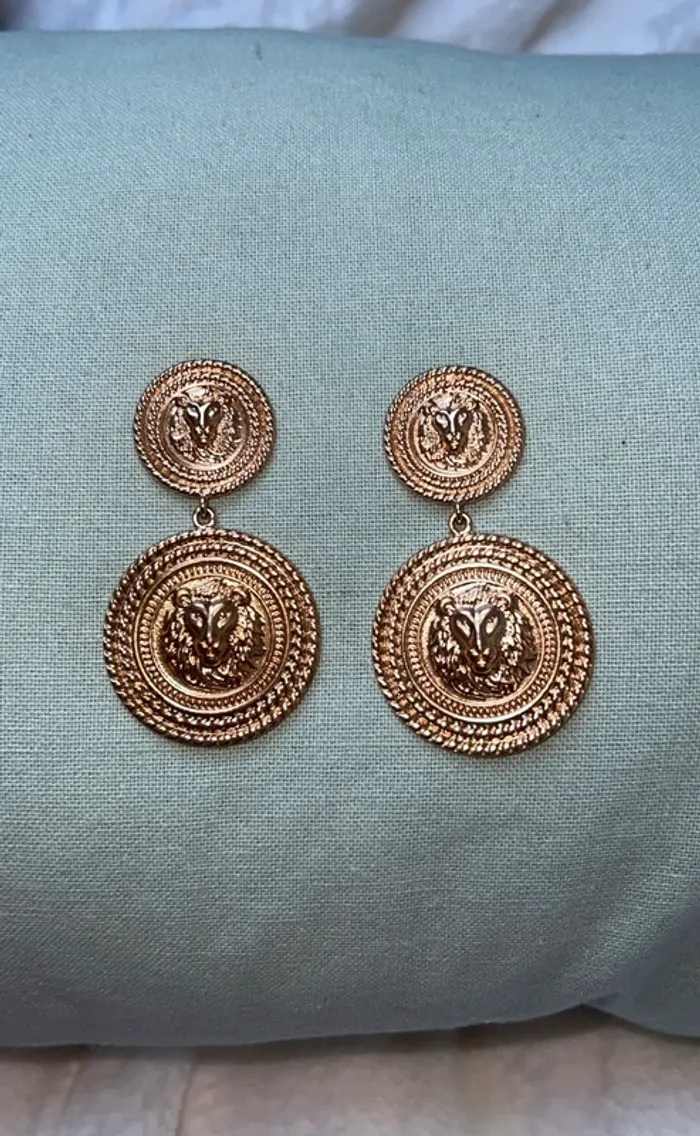 Boucles d’oreilles 🦁 - photo numéro 2