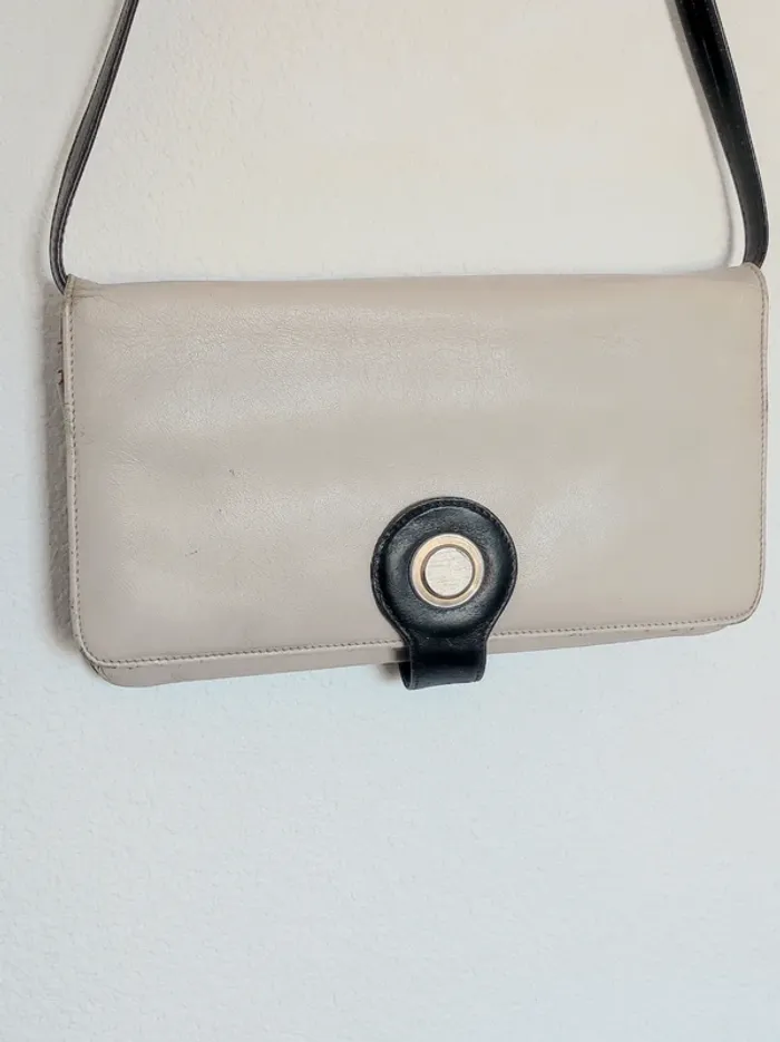 Pochette porté épaule cuir beige 80-90 / CHIC  - 29×1 - photo numéro 3