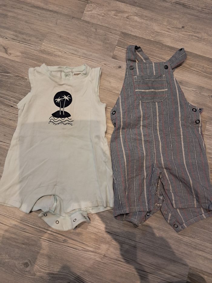 Lot 2 salopettes 12 mois
