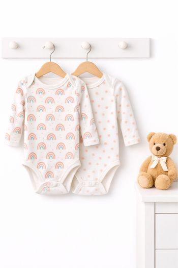 Lot de deux body Gemo taille 9 mois