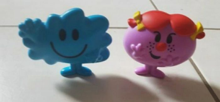 2 Figurines Mc Donald's Monsieur Madame