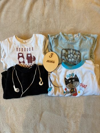 Lot de 4 pyjamas