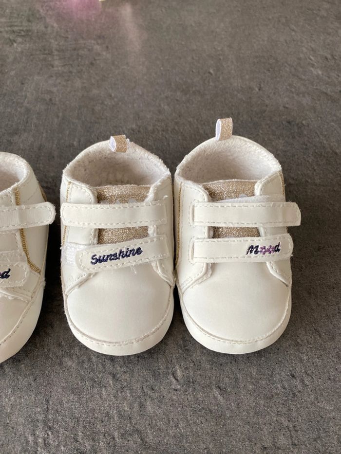 Lot de 2 paires de chaussure bébé 6-12 mois TAO - photo numéro 3
