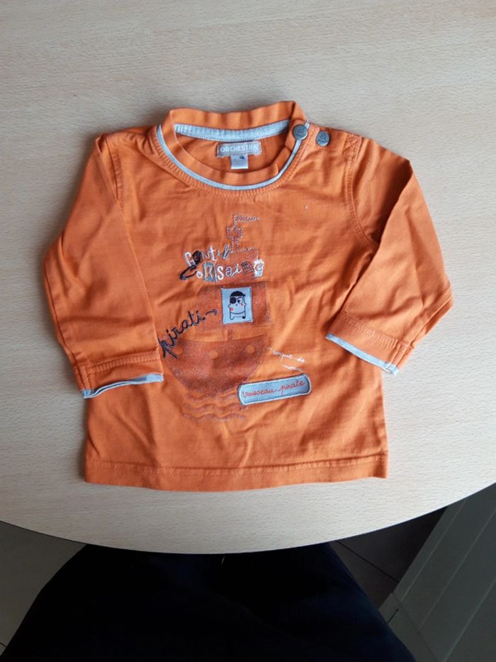 Tee-shirt manches longues 6 mois