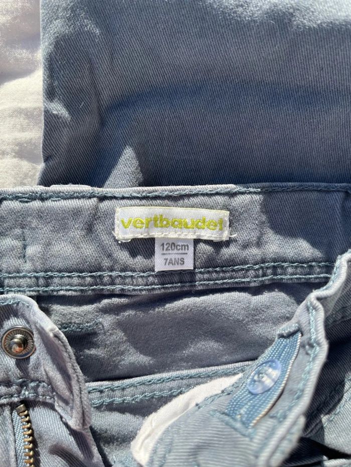 Pantalon vertbaudet gris taille 7 ans - photo numéro 3