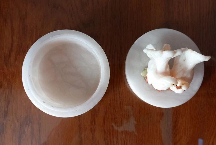 Bonbonnière avec 2 colombes - photo numéro 3