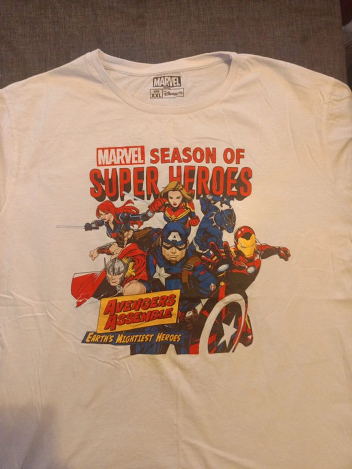T shirt homme Avengers taille XXL mais taille petit - photo numéro 6