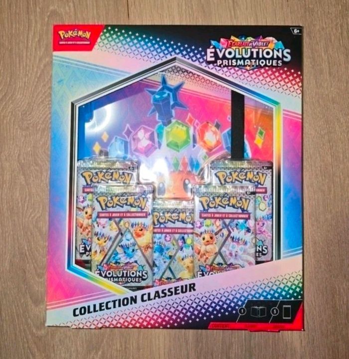 Pokemon coffret classeur evolutions prismatiques 8.5