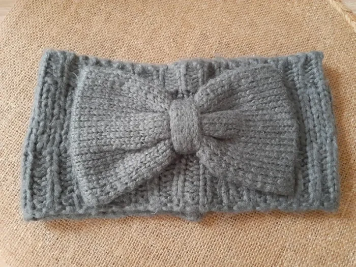 Bandeau nœud gris