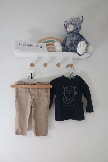 Ensemble haut Vertbaudet et pantalon Tape à l'oeil 9 mois