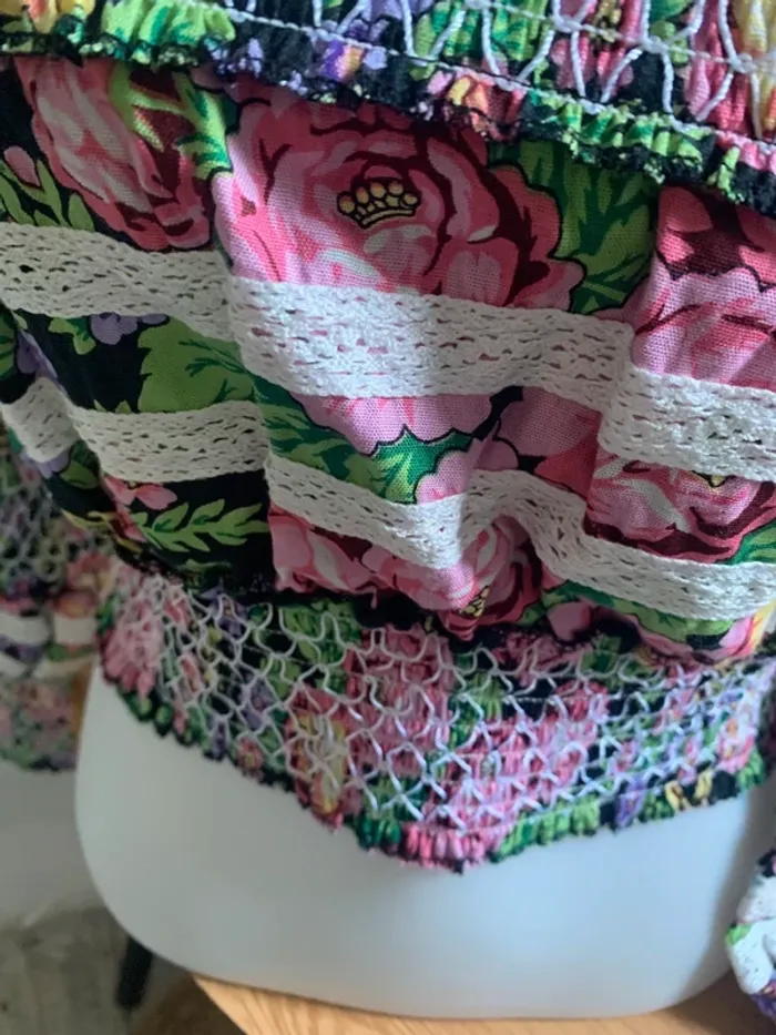 Blouse taille 38marque Barok fleurie - photo numéro 6