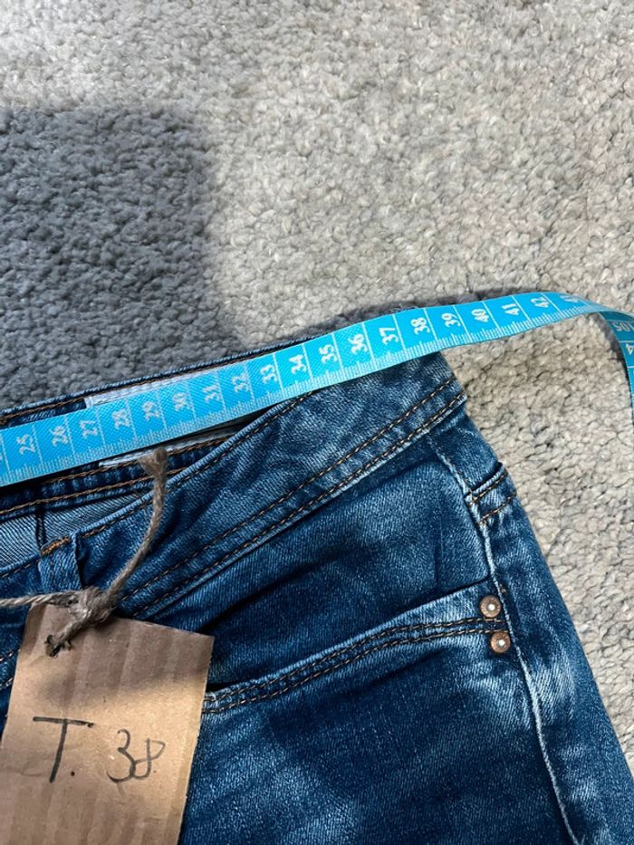 Jeans évasé bleu esprit - photo numéro 5