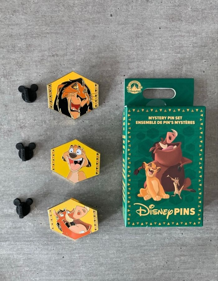 Lot 3 pin’s le roi lion éclats de rire
