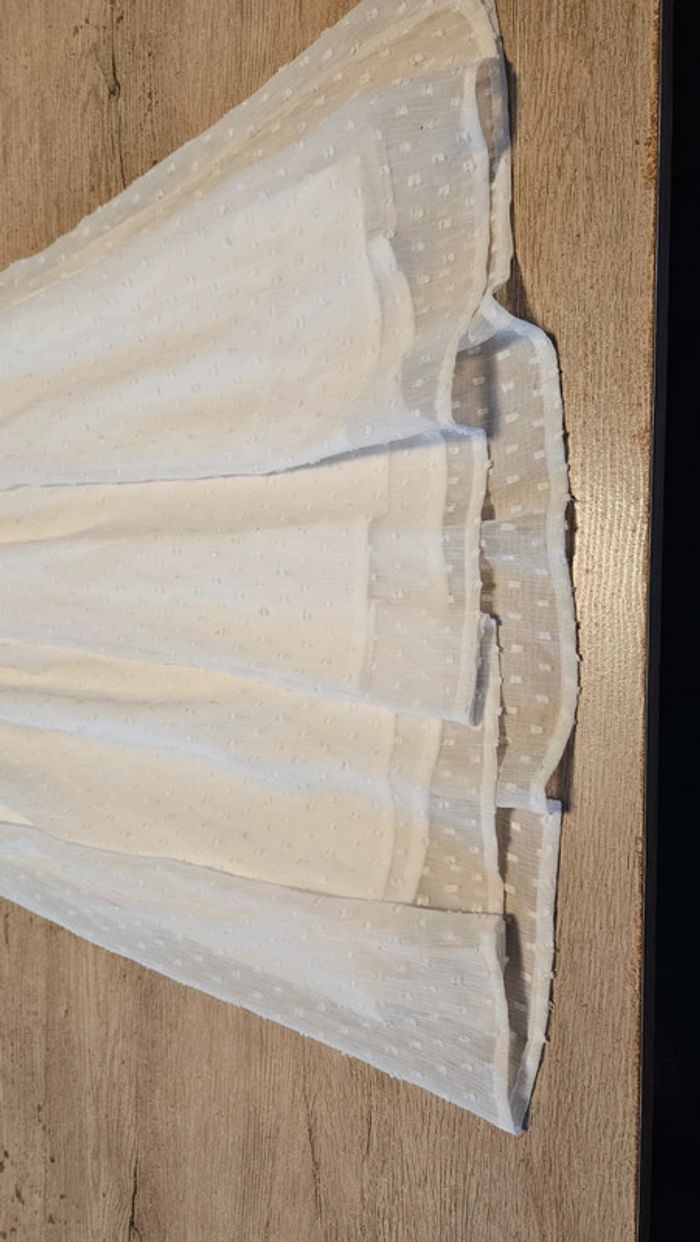 Robe classique, légère, beige avec broderie et dentelle, Emoi by Emonite, 40, nickel - photo numéro 4