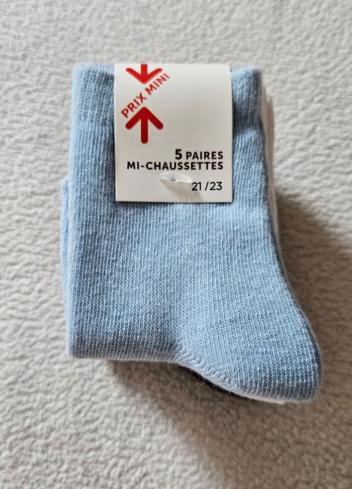 Chaussettes garçon - Taille 21/23 (5 paires)