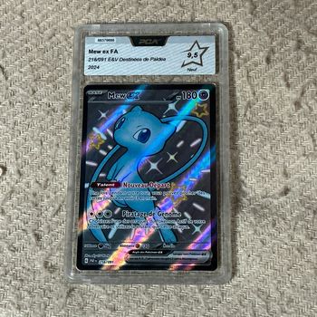 Carte Pokémon PCA 9.5 - Mew shiny 216/91 destinees de paldea 🇫🇷