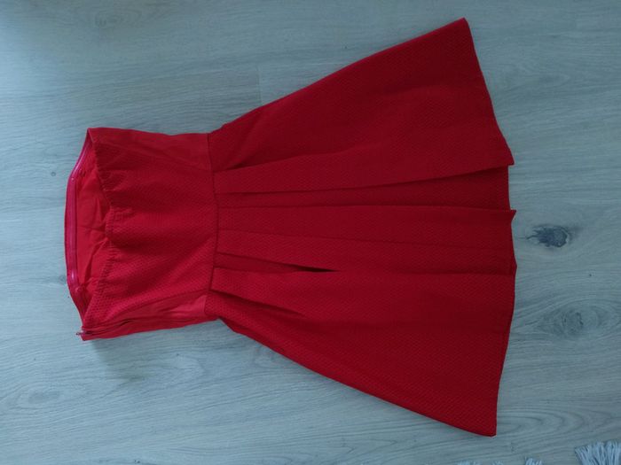 Robe bustier rouge