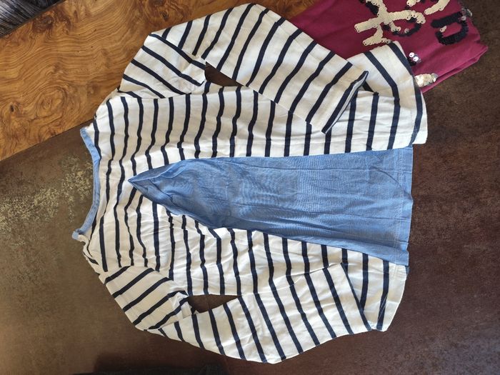 Lot vêtements fille 8 ans hiver manteau veste tee shirts - photo numéro 9