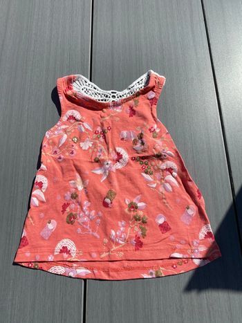 Haut sans manche fille 2 ans Vertbaudet