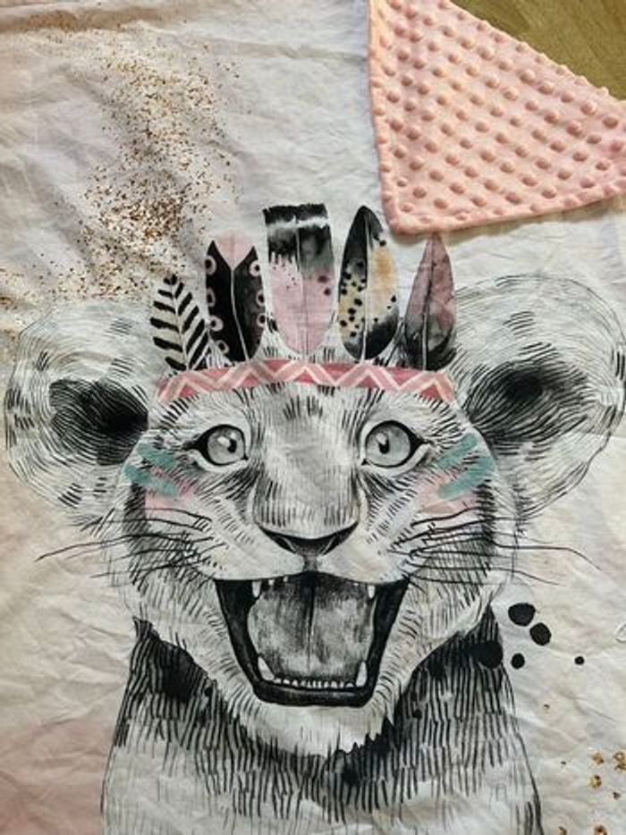 Couverture bébé savane