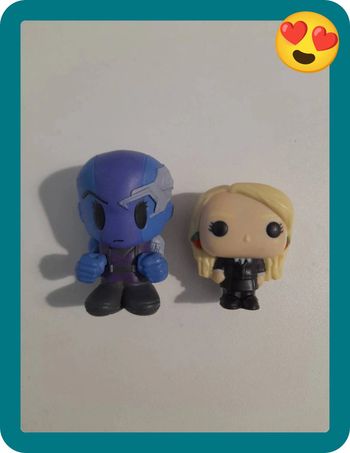 Lot Figurines Marvel Nébula et personnage Harry Potter 🌿🌈