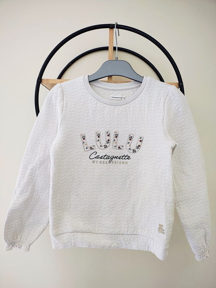 8 ans pull sweat lulu castagnette