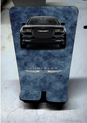 support téléphone motif chrysler neuf