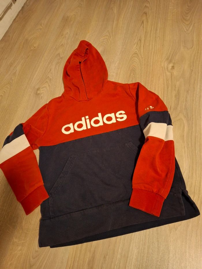 Ancien modele Pull à capuche garçon 14 ans Adidas