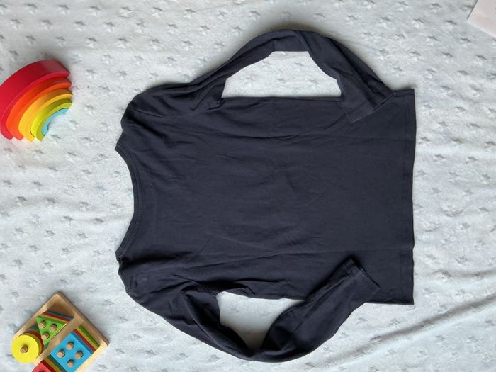 teeshirt manches longues marine dessin licorne rose devant 12 ans gémo - photo numéro 7