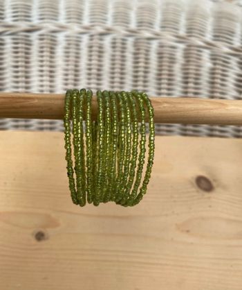 Bracelet spirale en perles 
