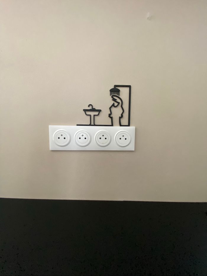Panneau indicateur de pièces la linea en impression 3D