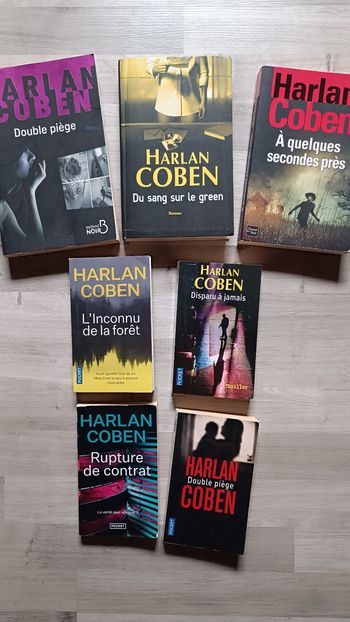 Lot de 7 livres Harlan Coben 🌿