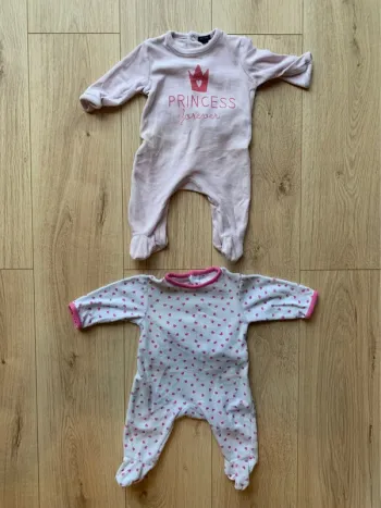 Lot de 2 pyjamas 3 mois
