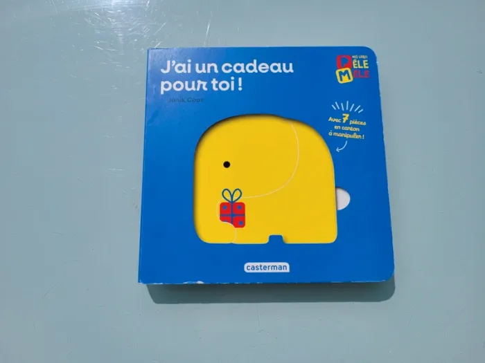 Livre puzzle Casterman 🐘 J'ai un cadeau pour toi! 🐘 - photo numéro 2