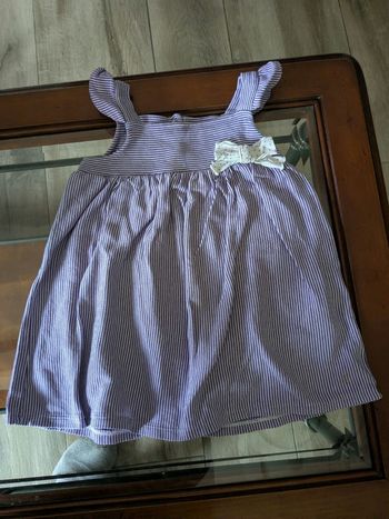 Robe rayée 18 mois