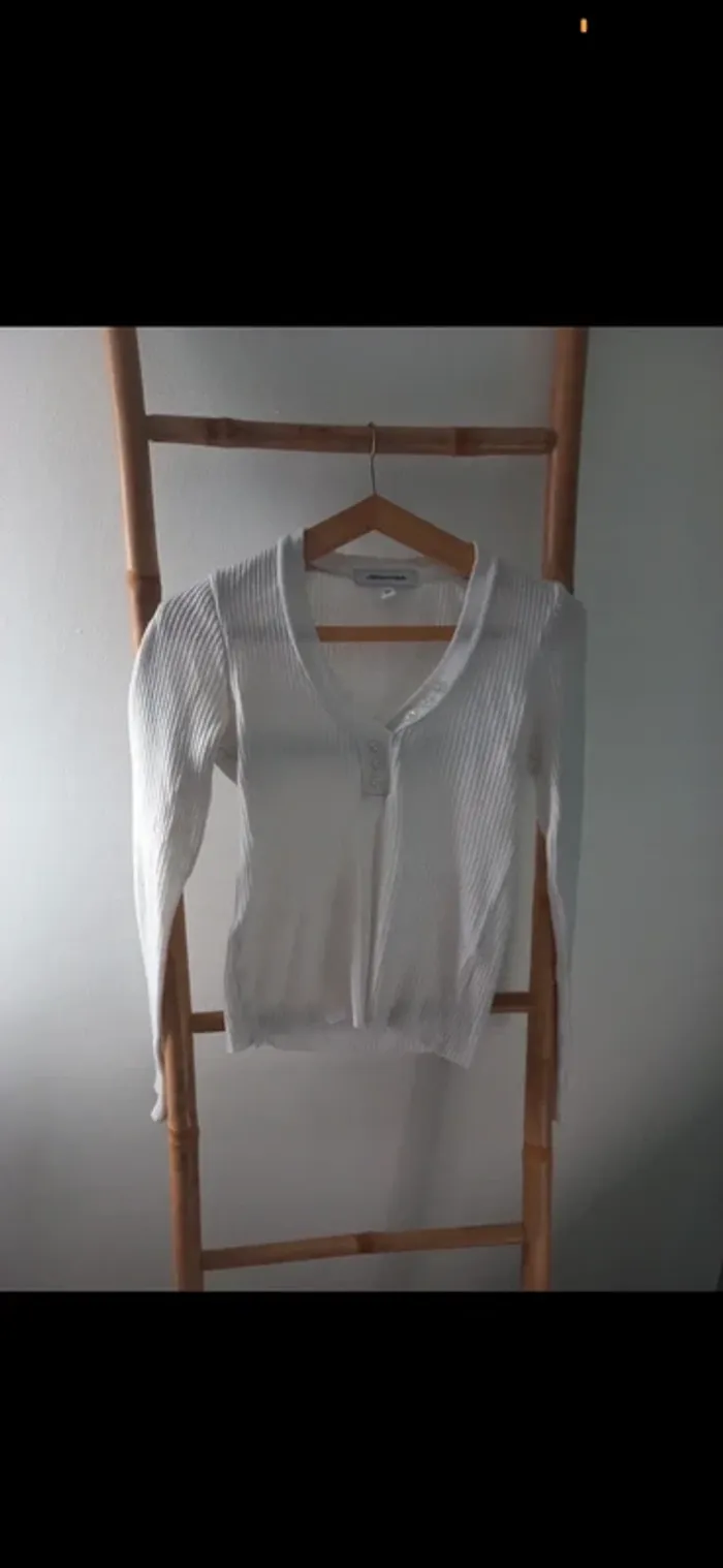 Pull fin blanc Jennyfer - photo numéro 3