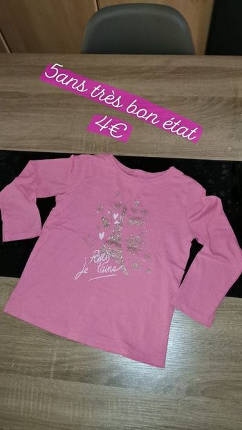 T-shirt manche longue 5ans