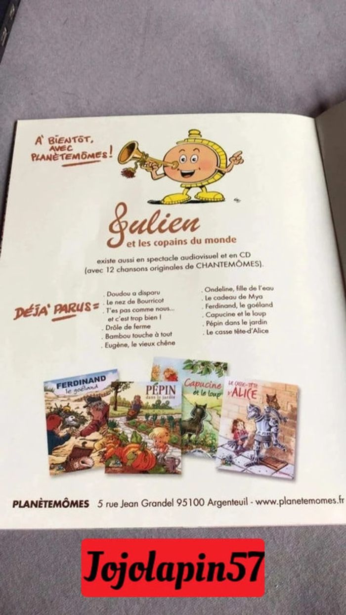 Livre Julien et les copains du monde - photo numéro 4