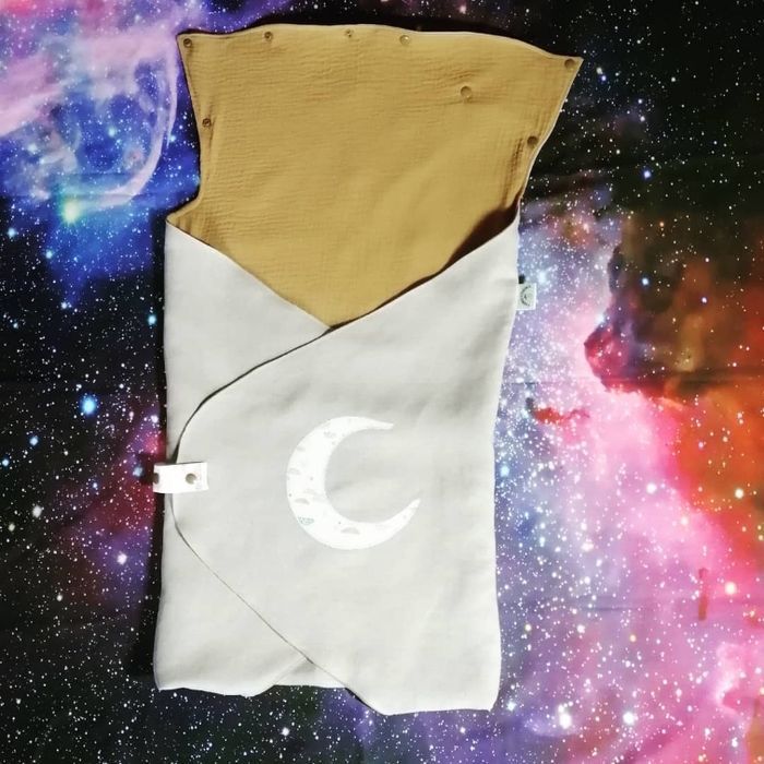 Nid d'ange Plume Camel lunaire 0-6 mois - photo numéro 2